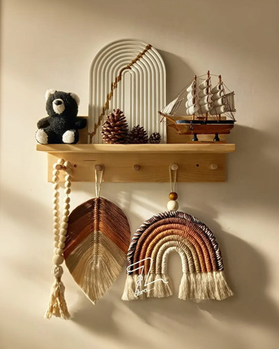 ست رنگین کمان و برگ مکرومه طیف نود